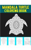 Mandala turtle coloring book