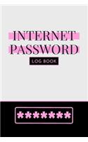 Internet Password Log Book