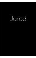 Jarod: Notebook / Journal / Diary - 6 x 9 inches (15,24 x 22,86 cm), 150 pages. Personalized for Jarod.
