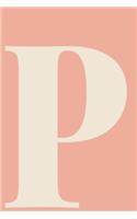 P Dot Grid Notebook