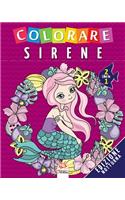 Colorare sirene - 2 libri in 1 - Edizione notturna: Libro da colorare per bambini - 50 disegni