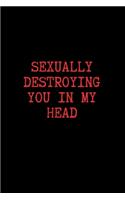 Sexually Destroying You in My Head