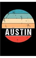 Austin: 100 Pages 6 'x 9' - Dot Grid Paper Journal Manuscript - Planner - Scratchbook - Diary