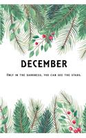 Bullet Journal "Only in the darkness, you can see the stars.: Recipes Notebook/Journal Gift 120 page, Lined, 6x9 (15.2 x 22.9 cm)