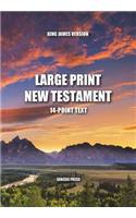 Large Print New Testament: 14-Point Text