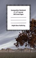Composition Notebook 6x9 Journal 100 Lined Pages