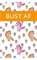 Busy AF Planner 2019