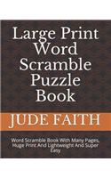 Large Print Word Scramble Puzzle Book