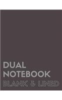 Dual Notebook Blank & Lined