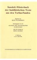 Sanskrit-Worterbuch Der Buddhistischen Texte Aus Den Turfan-Funden. Lieferung 1