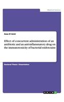 Effect of concurrent administration of an antibiotic and an anti-inflammatory drug on the immunotoxicity of bacterial endotoxins