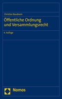 Offentliche Ordnung Und Versammlungsrecht