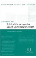 Political Correctness Im Duden-Universalworterbuch
