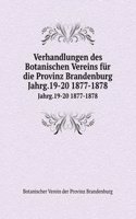 Verhandlungen des Botanischen Vereins fur die Provinz Brandenburg
