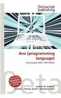 Ana (Programming Language): (English)