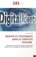 Identité Et Citoyenneté Dans Le Contexte Scolaire