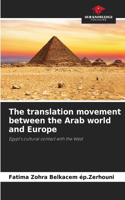 translation movement between the Arab world and Europe