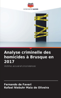 Analyse criminelle des homicides à Brusque en 2017