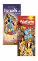 Pegasus Religious Books Set of 2- Shrimad Bhagavad Gita & Mahabharata for Children