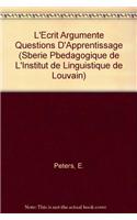 L'ecrit Argumente
