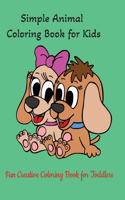 Simple Animal Coloring Book for Kids