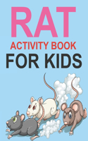 Rat Activity Book For Kids: Rat Coloring Book For Kids