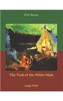 The Trail of the White Mule: Large Print