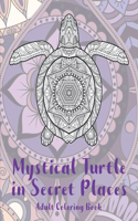 Mystical Turtle in Secret Places - Adult Coloring Book