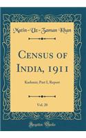 Census of India, 1911, Vol. 20: Kashmir; Part I, Report (Classic Reprint)