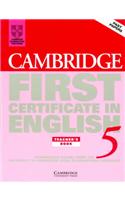 Cambridge First Certificate in English 5 Teacher's Book: Examination Papers from the University of Cambridge Local Examinations Syndicate: Teacher's Book