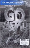 Go Math! Chapter Resource Blackline Master Collection Grade K: (Hmh Go Math National 2015)