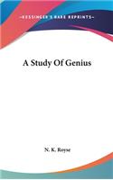 Study Of Genius