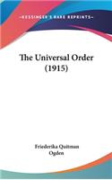 The Universal Order (1915)