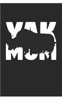 Yak Notebook 'Yak Mom' - Yak Diary - Mother's Day Gift for Animal Lover - Womens Writing Journal
