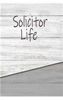 Solicitor Life: Personalized Rustic Journal, Notebook Lined Pages 120 Pages 6x9