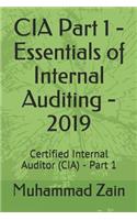 CIA Part 1 - Essentials of Internal Auditing - 2019