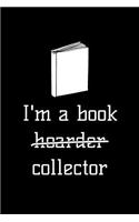 Gift Notebook for Book Collectors, Blank Lined Journal