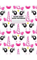 Blank Sheet Music Notebook