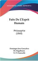 Faits de L'Esprit Humain