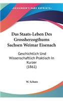 Das Staats-Leben Des Grossherzogthums Sachsen Weimar Eisenach