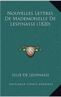 Nouvelles Lettres de Mademoiselle de Lespinasse (1820)