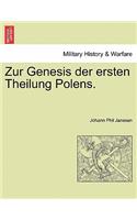 Zur Genesis Der Ersten Theilung Polens.
