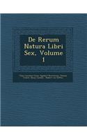 de Rerum Natura Libri Sex, Volume 1