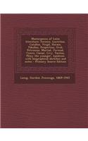 Masterpieces of Latin Literature