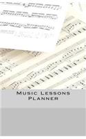 Music Lessons Planner