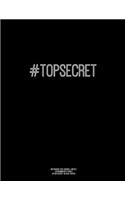 Notebook for Cornell Notes, 120 Numbered Pages, #TOPSECRET, Black Cover: For Taking Cornell Notes, Personal Index, 8.5"x11", Hashtag Series, Genius Edition