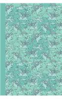 Journal: Baby Pegasus (Aqua) 6x9 - Graph Journal - Journal with Graph Paper Pages, Square Grid Pattern: Baby Pegasus (Aqua) 6x9 - Graph Journal - Journal with Graph Paper Pages, Square Grid Pattern