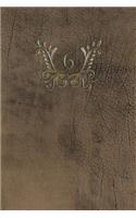 Monogram "6" Any Day Planner Journal: (32 Monogram Buffalo 365 Planner)