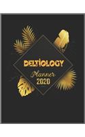 DELTIOLOGY Planner 2020: 2020 Calendar, Daily Weekly Planner with Monthly quick-view/over view with 2020 Planner