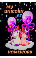 My Unicorn At my Homework